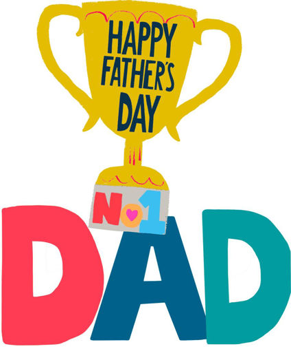 Picture of HAPPY FATHERS DAY NO1 DAD